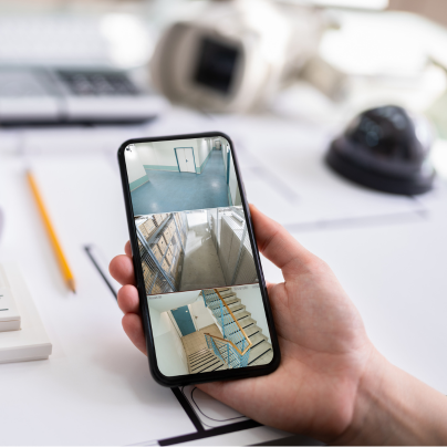 Youngstown security camera feed on cell phone